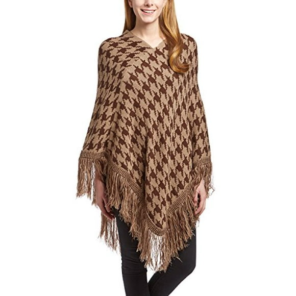Oakwood 56034 Poncho – Uni – Dames, grijs (grijs 0527), One Size