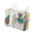 thumbnail image 4 of DOLITY Bedside Hanging Storage Bag Multifunction for College Dorm Magazine Bunk Bed Pineapple, 4 of 9