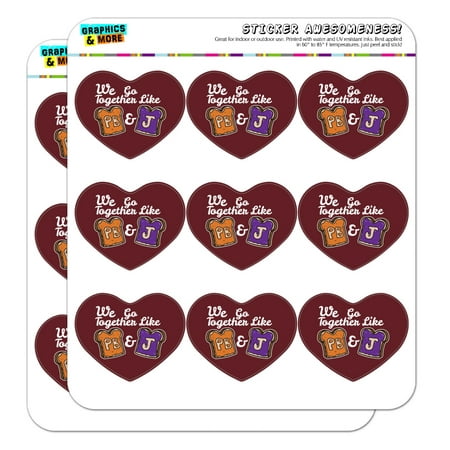 Peanut Butter and Jelly Together PB&J Best Friends Heart Shaped Planner Calendar Scrapbook Craft (Best Digital Scrapbooking For Mac)