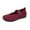 Red, variant on CHWshoes Wide Toe Flats Shoes Women Knit Ballet Flats Mary Jane Dress Flat Wide Width Walking Shoes,Red Size 40