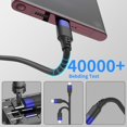 thumbnail image 4 of Cable USB C Bkduice de 30 cm para iPhone 15, paquete de 10 unidades, carga masiva, 4 of 7