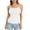 Z002-White, variant on ZIXKCGDSE Built in Bra Tank Tops for Women Lace V Neck Slim Fit Cotton Sleeveless Shirts Size XL