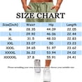 thumbnail image 2 of Green Linen Shorts for Men Elastic Waistband with Drawstring Shorts with Pockets Flat Front Linen Shorts Cotton Linen Lightweight Breathable Casual Summer Wear,Green 2XL, 2 of 3