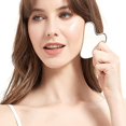 thumbnail image 4 of Juego de acero inoxidable Gua Sha e instrumento de rodillo de masaje facial compatible con masaje facial para ojos y cuello, práctica para el cuidado corporal, herramientas de masaje facial Afortunado Sencillez, 4 of 5