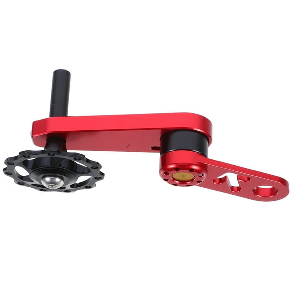 Bike Chain Guide with Anti-Drop Feature for Single Red Color Aluminum Alloy and