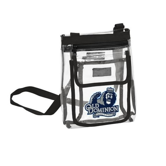 Logo Brands 360-66P Old Dominion University Gameday Clear Crossbody Bag