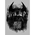 thumbnail image 2 of Junior's Zack Snyder Justice League Watercolor Group Shot  Graphic Tee Athletic Heather Small, 2 of 3