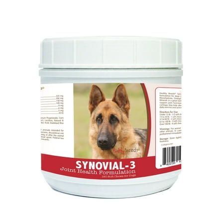 UPC: 0840235108337 | Healthy Breeds Synovial-3 Joint Health Formulation Soft Chews for German Shepherd  120 Count