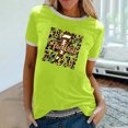 thumbnail image 2 of Elegante blusa de manga corta con cuello redondo y manga abullonada para mujer OAVQHLG3B Store  lin121212, 2 of 5