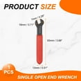 thumbnail image 2 of Uxcell Single Open End Wrench 7mm Metric U-Shaped Spanner with Red Shank, 2 of 7