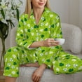 thumbnail image 6 of Naloa St. Patrick's day Pajamas for Women Set, Womens Pajama Sets, Lounge Sets for Women, 2pjs for Women-Small, 6 of 7