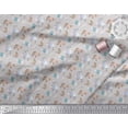 thumbnail image 3 of Soimoi Gray polyester Crepe Fabric Bear Animal Print Sewing Fabric Yard 42 Inch Wide, 3 of 3