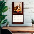 thumbnail image 5 of Vintage Guitars | 2026 12x24" (Hanging) Square Wall Calendar | Plastic-Free, 5 of 9
