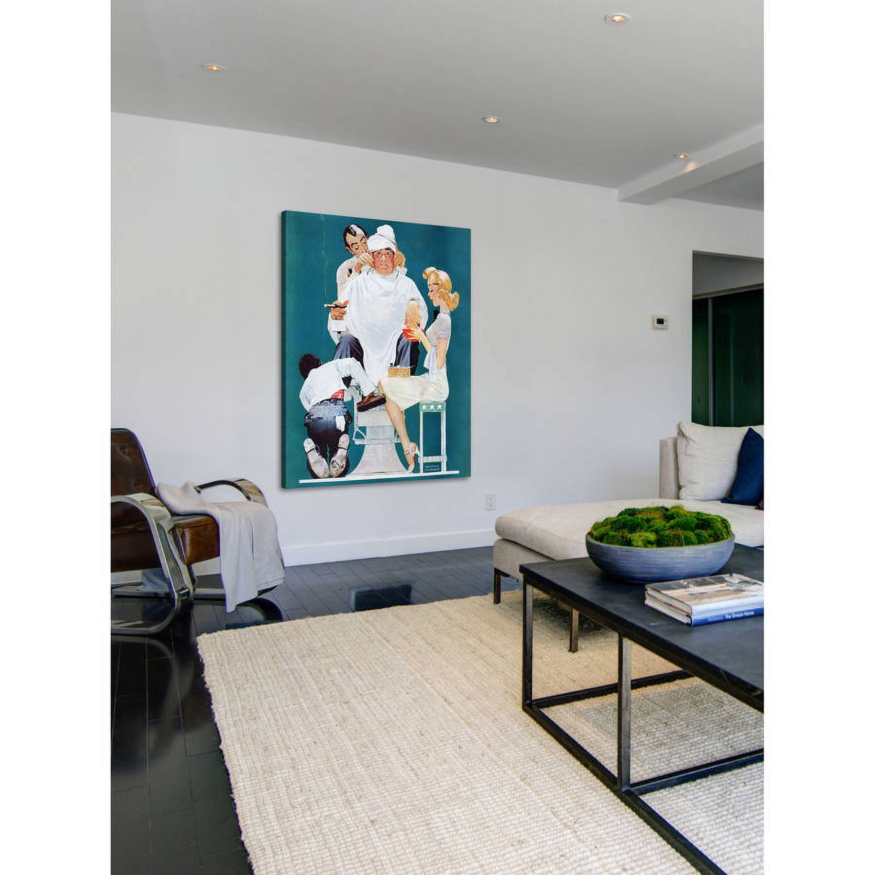 Marmont Hill "Full Treatment" by Norman Rockwell Painting Print on Canvas