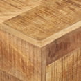 thumbnail image 4 of vidaXL Modern Rough Mango Wood and Natural Finish End Table, Brown, 4 of 8