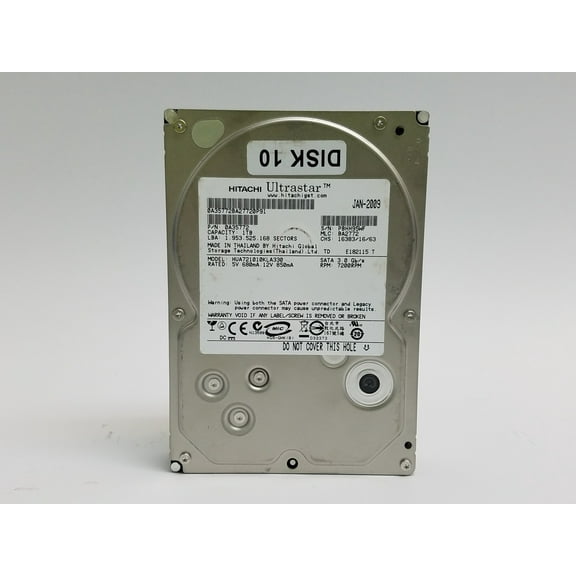 RefurbishHitachi Ultrastar A7K1000 HUA721010KLA330 1TB 3.5" SATA II Hard Drive