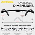 thumbnail image 2 of 12 Pack Safety Glasses  Impact Protective Eyewear with Cleaning Cloth for Shooting Work, 2 of 6