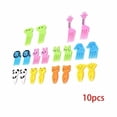 thumbnail image 1 of 10pcs Animal Fruit Fork Mini Cartoon Children Snack Cake Dessert Food Fruit Pick Toothpick Lunches Decor Random Color, 1 of 1