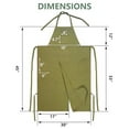 thumbnail image 4 of Delantal impermeable de lona con piernas divididas para hombre, genérico, 4 of 5