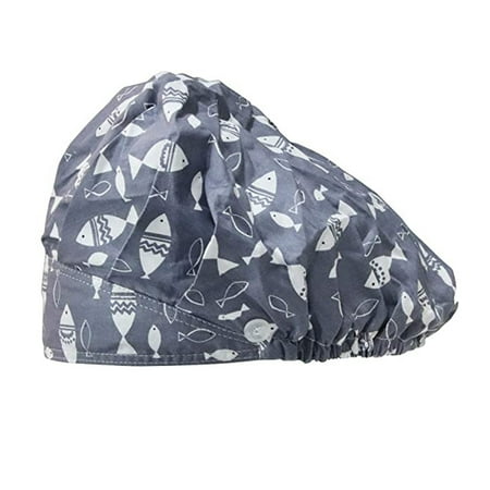 

MIARHB Unisex Fashion Cotton Print Nurse Adjustable Hat Unisex Scrub Cap