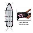 thumbnail image 4 of HELLHERO Cherry Blossom Pattern Iron Board Cover 3 Fasteners Soft Protector Elastic Edge Washable, 4 of 5