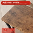 thumbnail image 6 of FOLDLIFE Brown Slim Console Table with Storage，Wood 2-Tier Industrial Design Entryway Console Table,Narrow Sofa Table with Open Storage Shelf for Living Room, Hallway and Foyer, 6 of 7