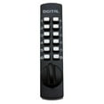 thumbnail image 1 of Lockey C-120-JB Surface Mount Slide Deadbolt Jet Black, 1 of 1