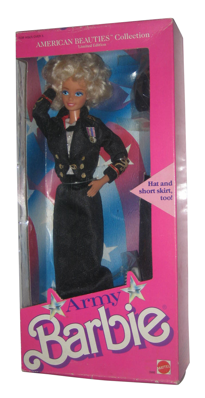 Barbie American Beauties Army 1989 Vintage Mattel Doll