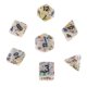 thumbnail image 5 of Juego de 7 dados de plástico multicara D4 D6 D8 D10 D12 D20 para MTG DND RPG Dungeons Estilo 5, 5 of 9
