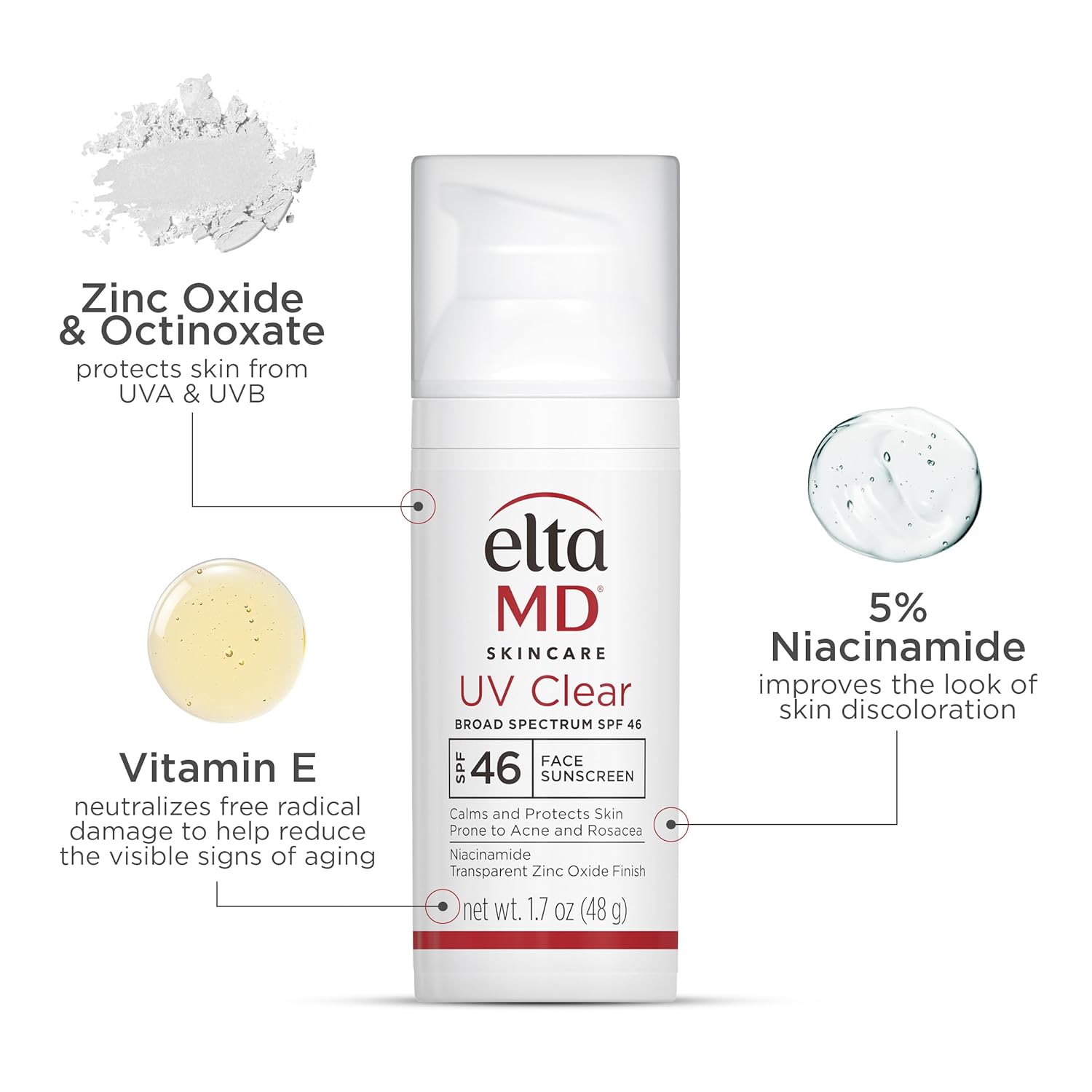 EltaMD UV Clear Face Sunscreen SPF 46, 1.7 oz photo 8
