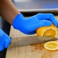 thumbnail image 4 of Guantes desechables de nitrilo PEIPU talla grande, 100 unidades, 4 mil, 4 of 5