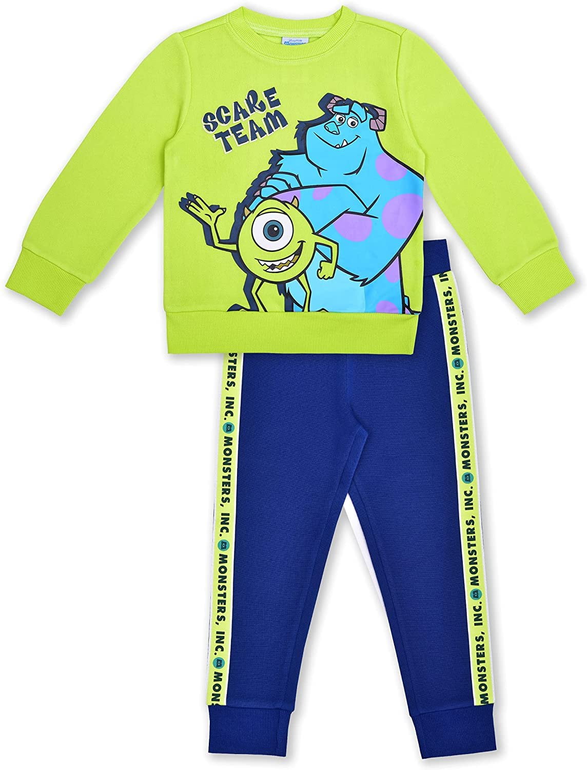 Monsters Inc. Mike Wazowski and Sully Boys 2 Piece Character Crewneck ...