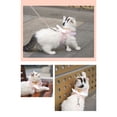 thumbnail image 4 of Correa Ajustable Para Arnés De Gato, Lindo Arnés De Chaleco Para Gato Con Alas De Ángel Con Cuerda De Tracción De 1,5 M/4,9 Pies Para Gatito Material De, 4 of 8