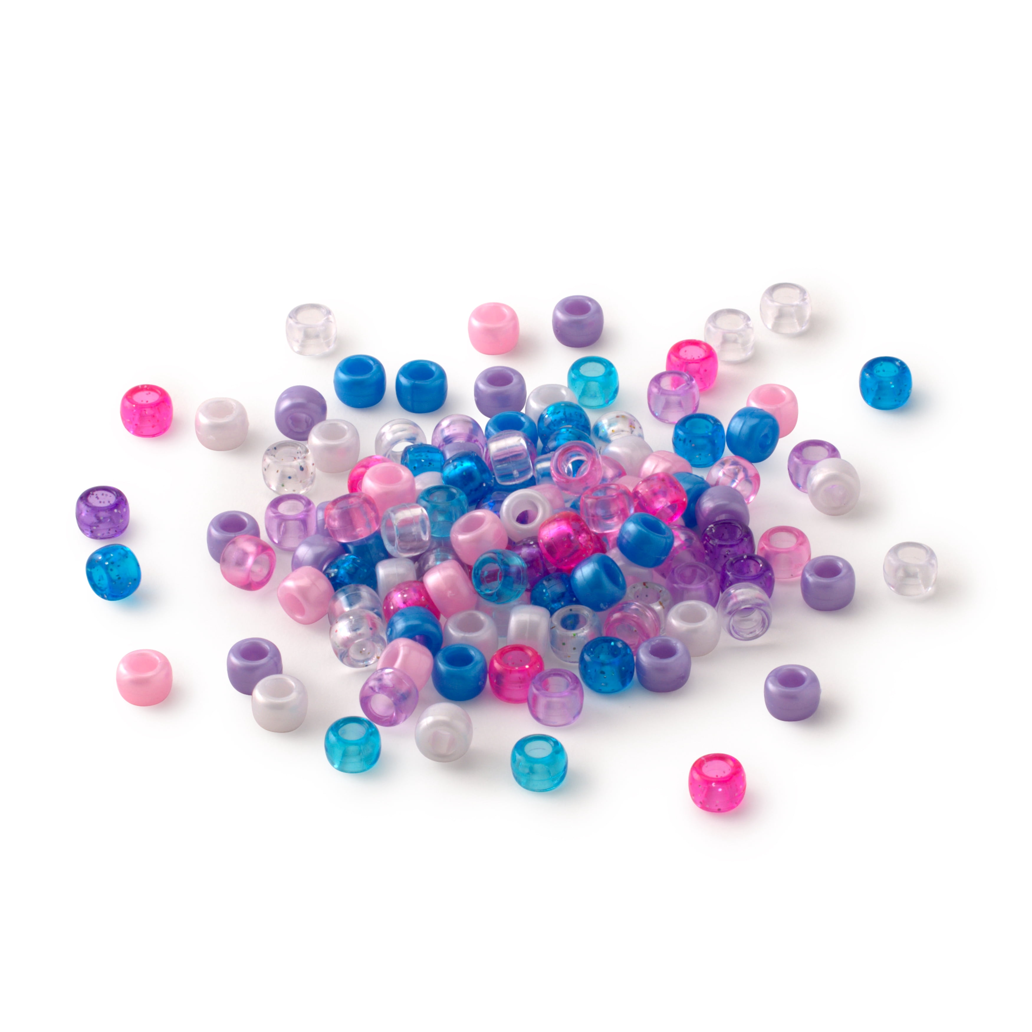 12 Packs: 580 ct. (6,960 total) Unicorn Mix Pony Beads by Creatology - 6mm x 9mm