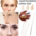 thumbnail image 2 of Stainless Steel Mixing Spatula for Nail Art and Makeup Application H4U1, 2 of 8