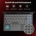 thumbnail image 5 of 15.6" FHD Gaming Laptop 16GB DDR5 RAM 256GB SSD AMD Ryzen 5 6600H (Beat i7-1165G7, 6 Cores Up to 4.5GHz) with Backlit Keyboard Fingerprint Login 2-Year Warranty Gray, 5 of 7