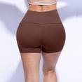 thumbnail image 3 of Ofenti High Waisted Yoga Shorts with Pockets Super Soft Biker Shorts for Workout Gym Running, 3 of 3