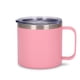 thumbnail image 1 of Bearachild Taza portátil de acero inoxidable con tapa de asa, Camper, taza para beber leche aislada al vacío, botella para acampar, hogar, coche al aire Mostrada Rosado Bearachild HA010518-06B, 1 of 6