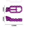thumbnail image 2 of IUVWISN Pedales CNC de aluminio para moto eléctrica de cross, morado, 2 of 7