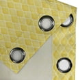 thumbnail image 5 of Ambesonne Yellow Grommet Curtain, Moroccan Trellis, 50" x 63", Mustard Yellow White, 5 of 6