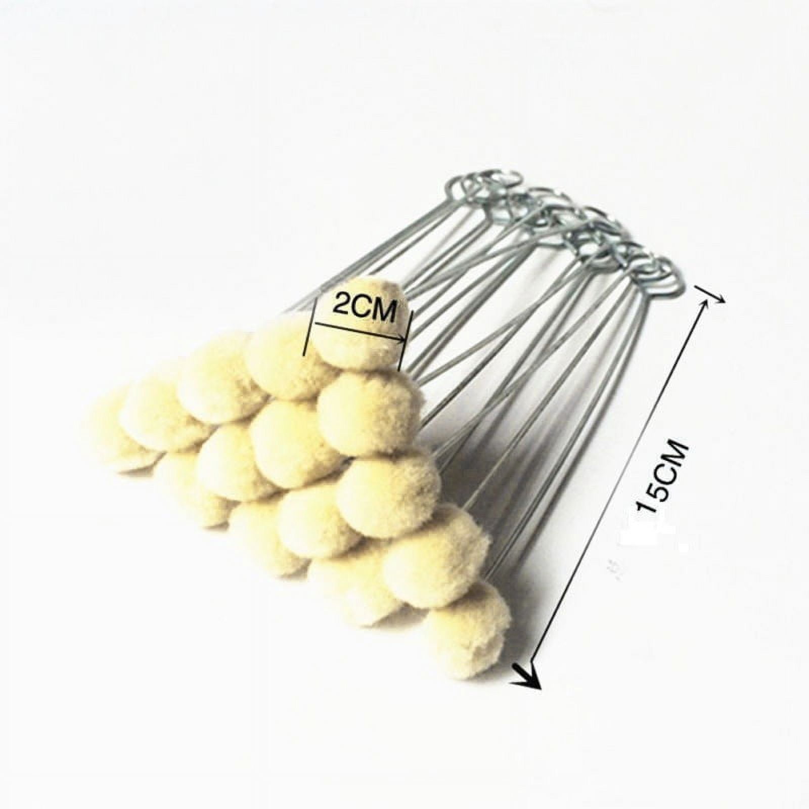 100pcs Leather Craft Wool Leather Dye Dauber & Finish Applicator Kit Tools 150-160mm Dye Tools Leathercraft Supplies