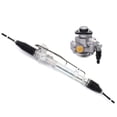 thumbnail image 2 of AUTOMUTO Power Steering Pump with Power Steering Rack and Pinion steering Parts fit 2001-2006 for 330Ci 3.0L, 2 of 5