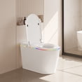 thumbnail image 3 of Smart Bidet Toilet Seat with Heated Seat, Self-Cleaning Nozzle, Foam Shield, Automatic Lid, LED Display & Remote Control– Ideal for Kids and Adults, 3 of 7