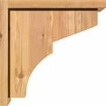 thumbnail image 3 of 7 1/2"W x 14"D x 14"H Monterey Smooth Corbel w/Backplate, Western Red Cedar, 3 of 9