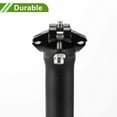thumbnail image 6 of Unique Bargains Bike Suspension Seatpost 31.6x350mm Saddle Post Seats Matte Black Carbon Fiber, 6 of 8