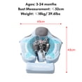 thumbnail image 2 of Anillo de natación Mambobaby B503-26 Flotador de piscina para bebés no inflable con UPF50+ Toldo de protección solar para bebés de 3 a 24 meses, 2 of 7
