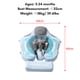 thumbnail image 2 of Anillo de natación Mambobaby B503-26 Flotador de piscina para bebés no inflable con UPF50+ Toldo de protección solar para bebés de 3 a 24 meses, 2 of 7