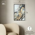thumbnail image 5 of Creative Gold Boho Neutral Abstract Canvas Wall Art by Art Remedy, Black Floater Frame, 16"x24", 5 of 7