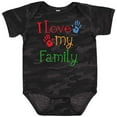 thumbnail image 3 of Inktastic I Love My Family Boys or Girls Baby Bodysuit, 3 of 5