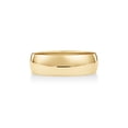 thumbnail image 2 of Men's 14K Yellow Gold 6mm Traditional Plain Wedding Band Size 10.5, 2 of 5